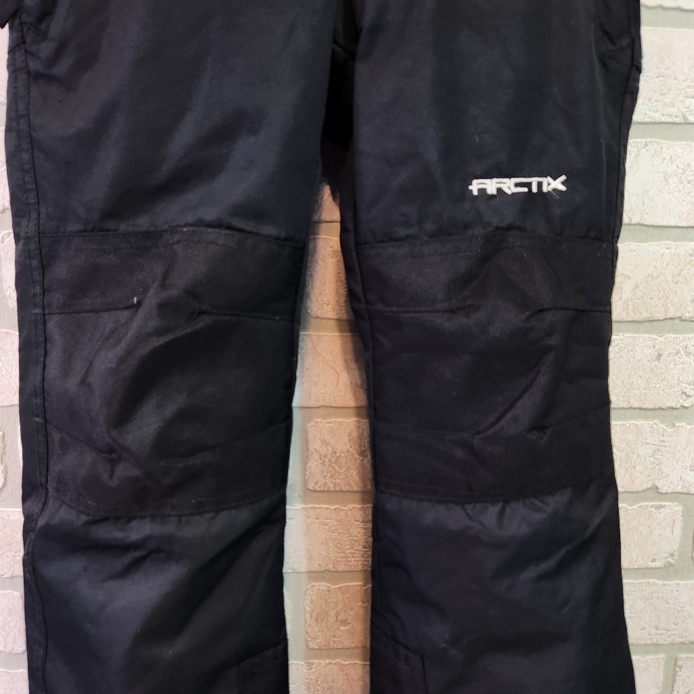 Arctix Girls Black Snowpants Double Knee Patch Size XS - Picture 6 of 16